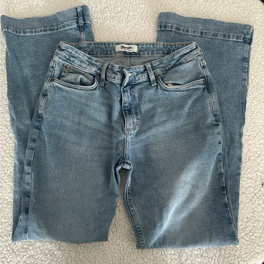 Wrangler Women's Light Blue Flare Jeans